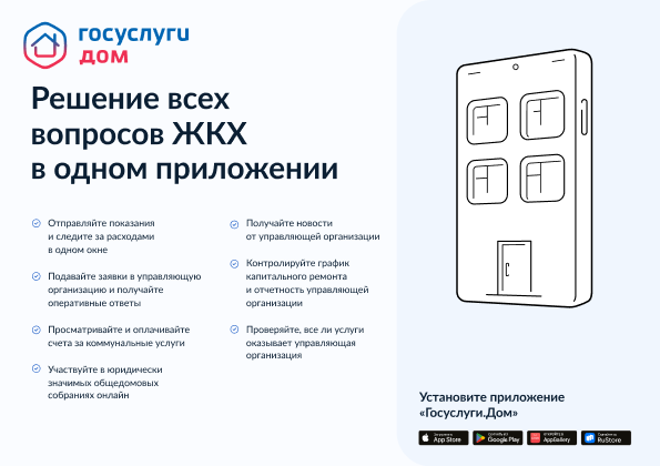 Мобильное приложение "Госуслуги.Дом". Мобильное приложение "Госуслуги.Дом".
